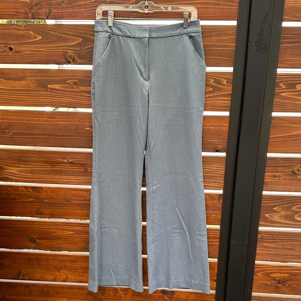 Express The Editor Wide Leg Blue Women's Pants Size 8